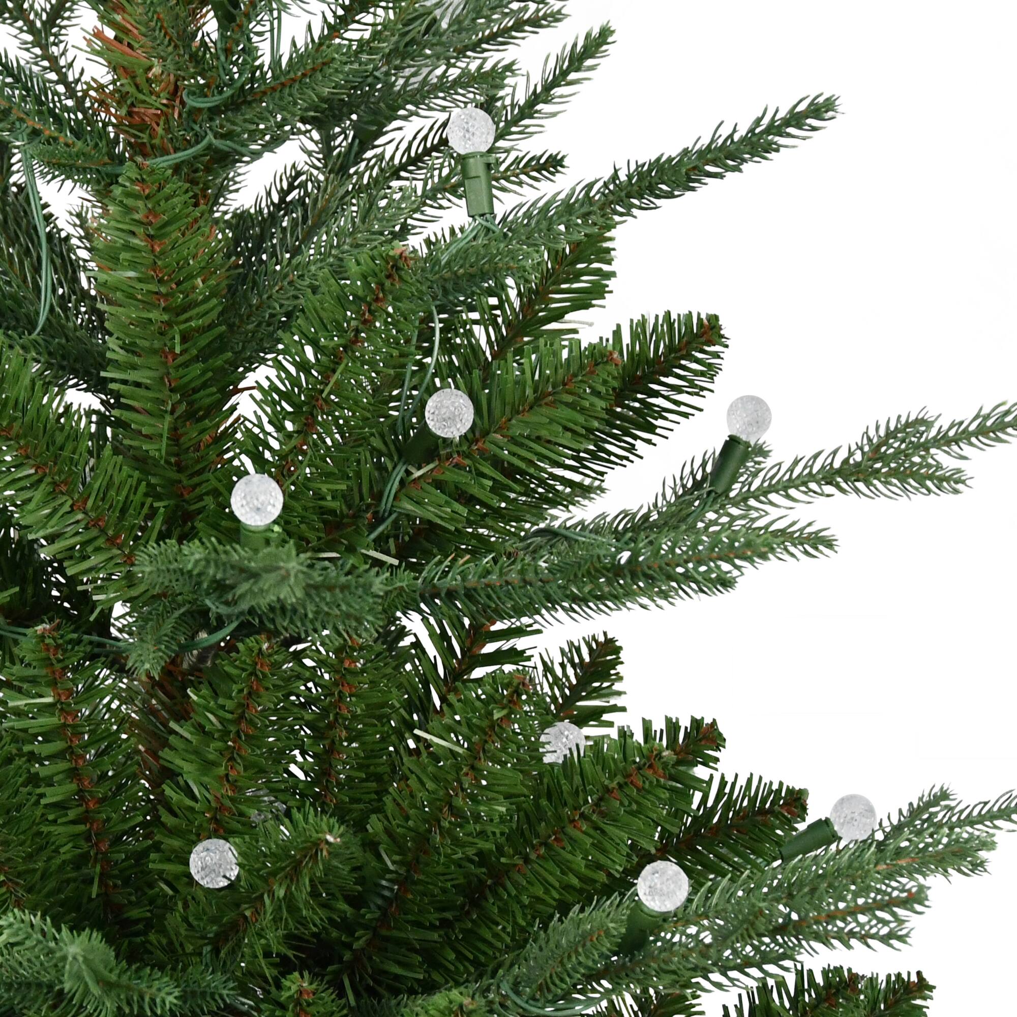 3ft. Pre-Lit Artificial Christmas Tree in Burlap Base